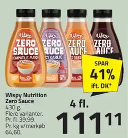 Fleggaard Zero Sauce tilbud
