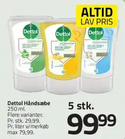 Fleggaard Dettol Håndsæbe tilbud