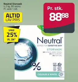 Fleggaard Neutral Storvask tilbud