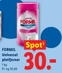 Lidl Formil universel pletfjerner tilbud