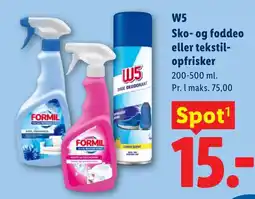 Lidl W5 sko- og foddeo eller tekstil-opfrisker tilbud