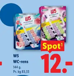 Lidl W5 wc-rens tilbud