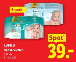 Lidl Lupilu Vådservietter tilbud