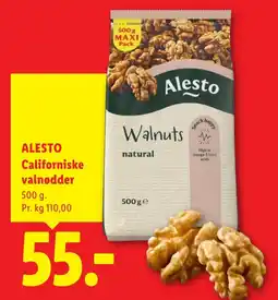 Lidl Alesto walnuts natural tilbud