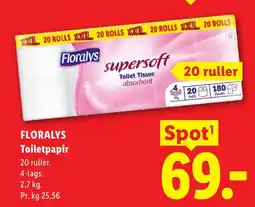 Lidl Floralys toiletpapir tilbud