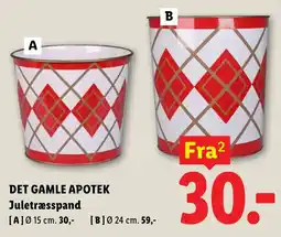 Lidl Det Gamle Apotek Juletræsspand tilbud