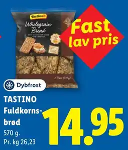 Lidl Tastino Fuldkornsbrød tilbud