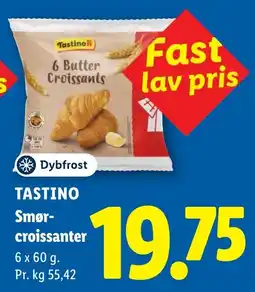 Lidl Tastino Smør-croissanter tilbud