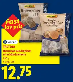 Lidl Tastino Blandede rundstykker eller håndværkere tilbud