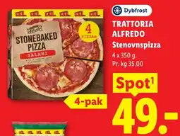 Lidl Dybfrost Trattoria Alfredo Stenovnspizza tilbud