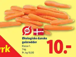 Lidl Økologiske gulerødder tilbud
