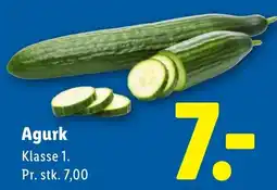 Lidl Agurk tilbud