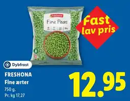 Lidl Freshona Fine ærter tilbud