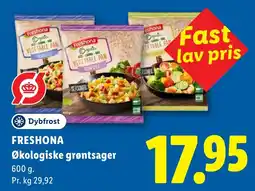 Lidl Freshona Økologiske grøntsager tilbud