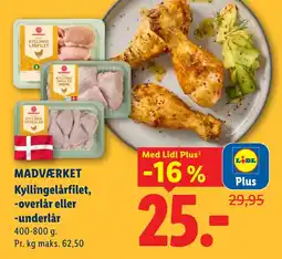 Lidl Madværket Kyllingelårfilet tilbud