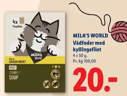Lidl Milas World Vådfoder med kyllingefilet tilbud