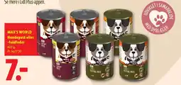 Lidl Max's World Hundepaté eller -fuldfoder tilbud