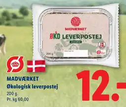 Lidl Madværket økologisk leverpostej tilbud