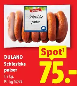 Lidl Dulano Schlesiske pølser tilbud