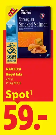Lidl Nautica Røget laks tilbud