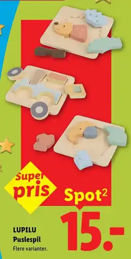 Lidl Lupilu Puslespil tilbud