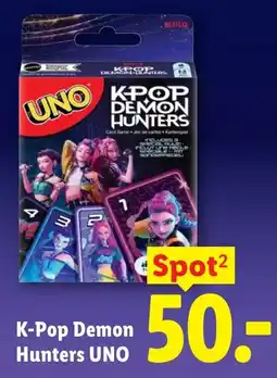 Lidl Uno K-Pop Demon Hunters tilbud
