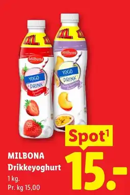 Lidl Milbona Drikkeyoghurt tilbud