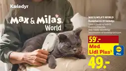 Lidl Max & Milas World Dampbørste til kæledyr tilbud