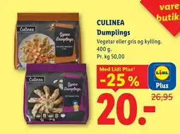 Lidl Culinea Dumplings tilbud