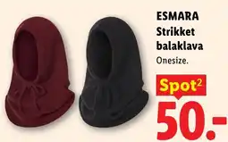 Lidl Esmara Strikket balaklava tilbud