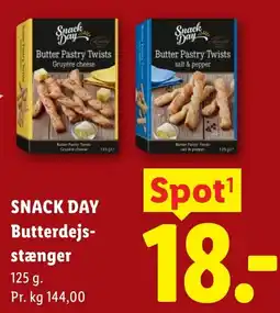 Lidl Snack Day Butterdejstænger tilbud