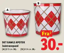 Lidl Det Gamle Apotek Juletræsspand tilbud