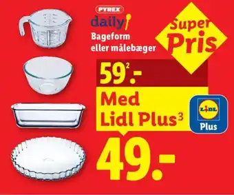 Pyrex daily Bageform eller målebæger