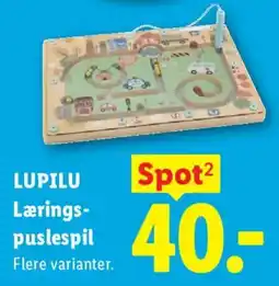 Lidl Lupilu Lærings-puslespil tilbud
