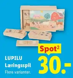 Lidl Lupilu Læringsspil tilbud