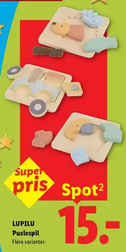 Lidl Lupilu Puslespil tilbud
