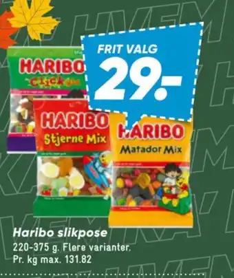 Haribo slikpose