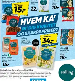 Bilka Salling fylt pasta tilbud