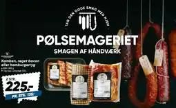 Bilka Pølsemageriet kamben, røget bacon eller hamburgerryg tilbud