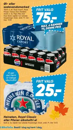 Bilka Royal Export tilbud