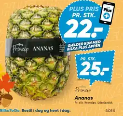 Bilka Princip Ananas tilbud