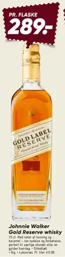 Bilka Johnnie Walker Gold Reserve whisky tilbud