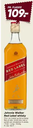 Bilka Johnnie Walker Red Label whisky tilbud