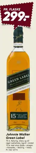 Bilka Johnnie Walker Green Label tilbud