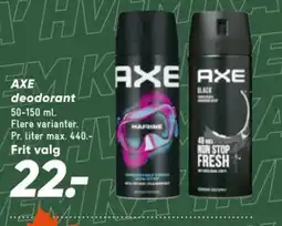 Bilka Axe deodorant tilbud