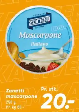 Bilka Zanetti mascarpone tilbud