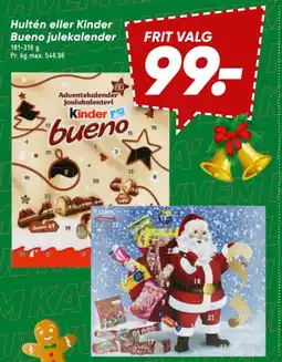Bilka Kinder bueno julekalender tilbud