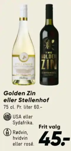 Bilka Golden Zin eller Stellenhof tilbud