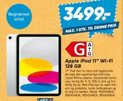 Bilka Apple iPad 11 Wi-Fi 128 GB tilbud
