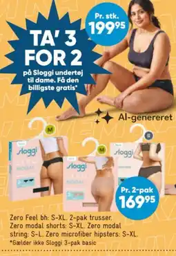 Bilka Sloggi undertøj til dame tilbud